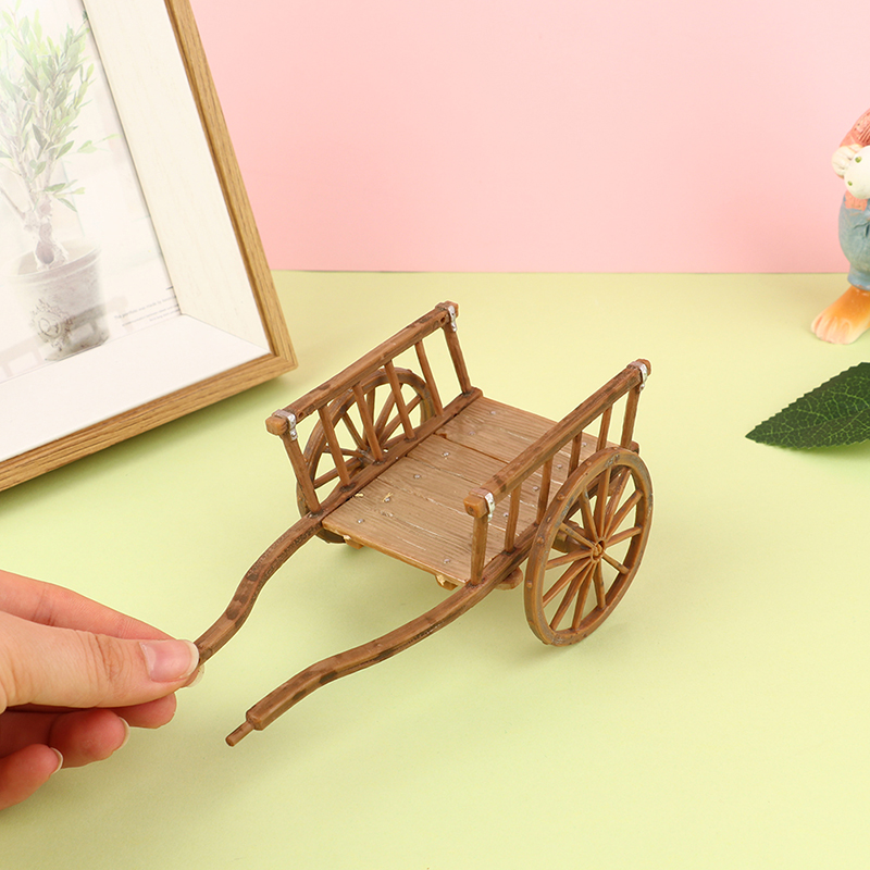 Kids Outdoor Doll House - 1 STKS Poppenhuis Miniatuur Simulatie Gemonteerd