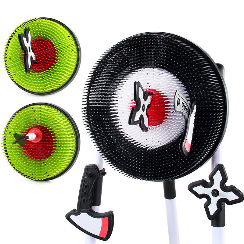 Kids Outdoor Garden Toys - Zachte Veiligheidsbijl Dart Doelplaat Ouder-Kind Interactieve