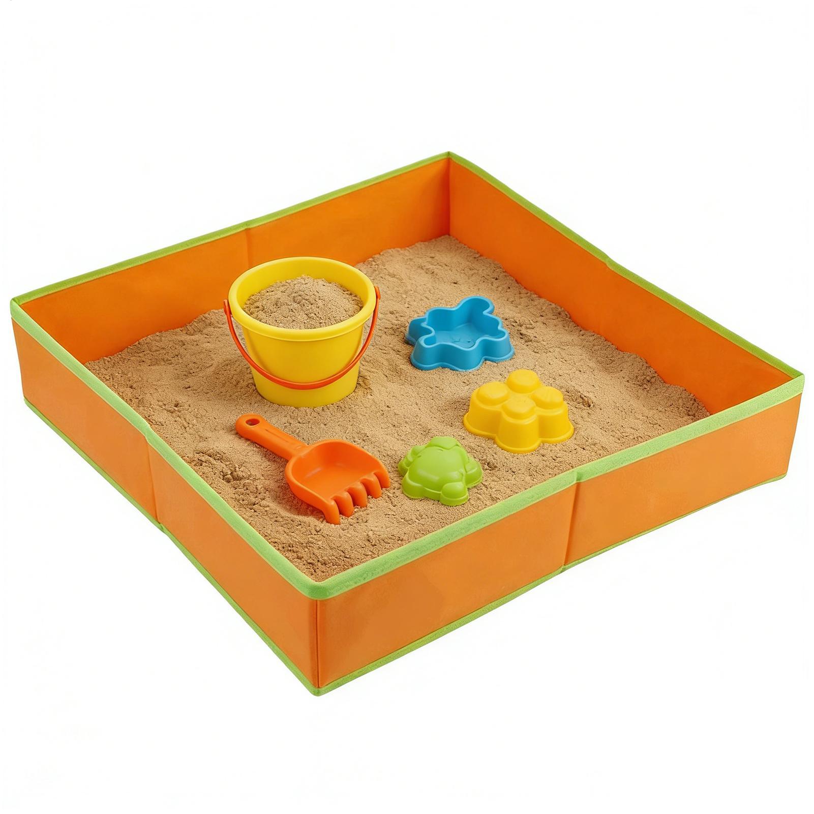 Kids Outdoor Garden - Zandtafel voor kinderen, buitenspeeltafel, opvouwbare speelbak,
