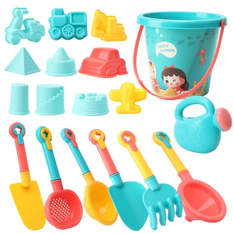 Kids Outdoor Park - 18 Stuks Strand Speelgoed Set Emmer