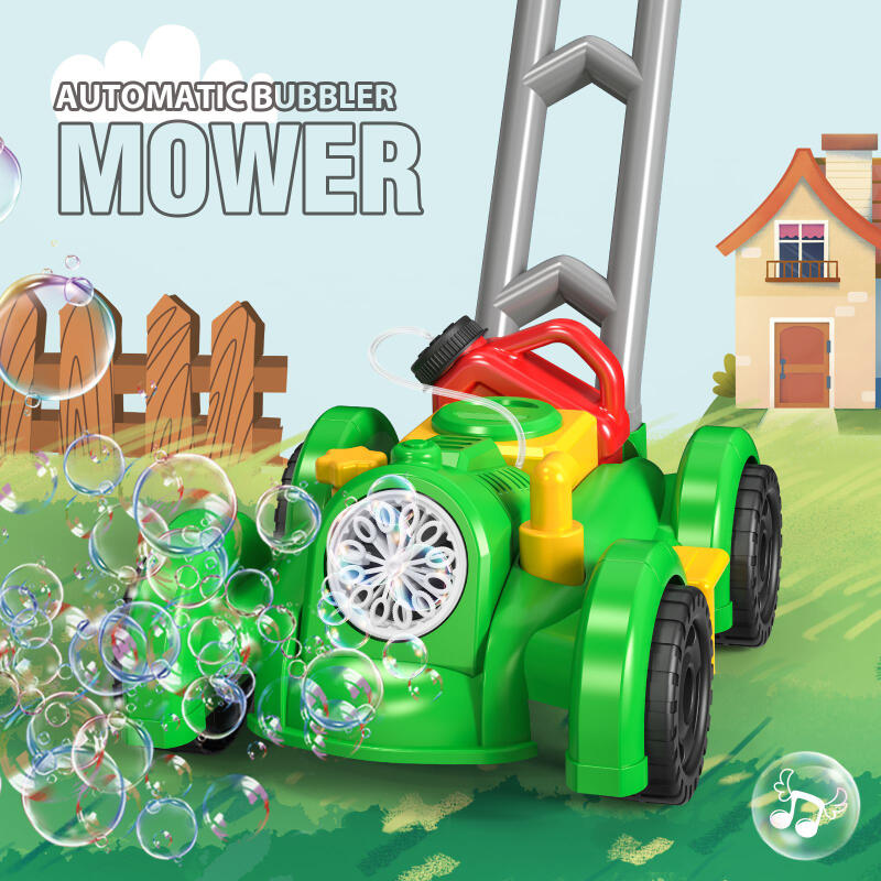 Kids Outdoor Lawn Mower - 12 Gaten Grasmaaier Automatische Bellenmachine Kar