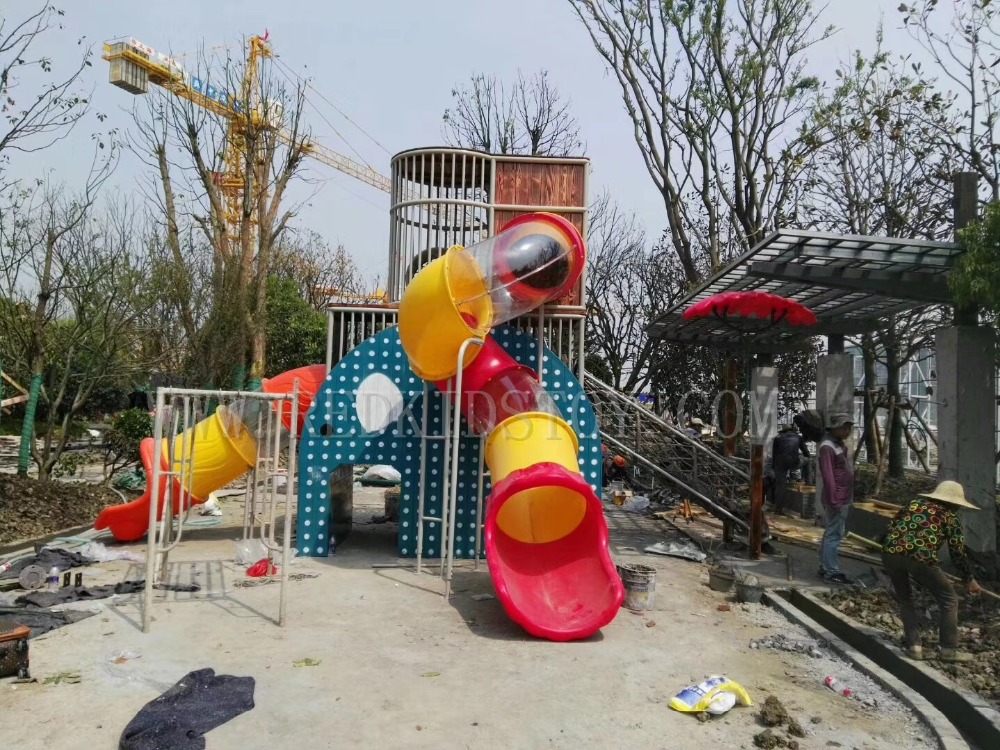 Kids Outdoor Gym Equipment - 2018 NIEUWE CE Gecertificeerd Stad Thema