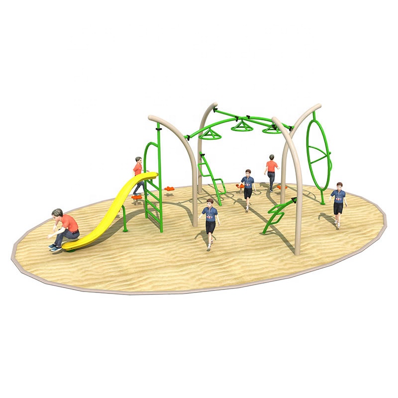 Kids Outdoor Gym Equipment - Metalen klimrekken voor kinderen, buitenspeeltoestellen, klimwandpanelen,