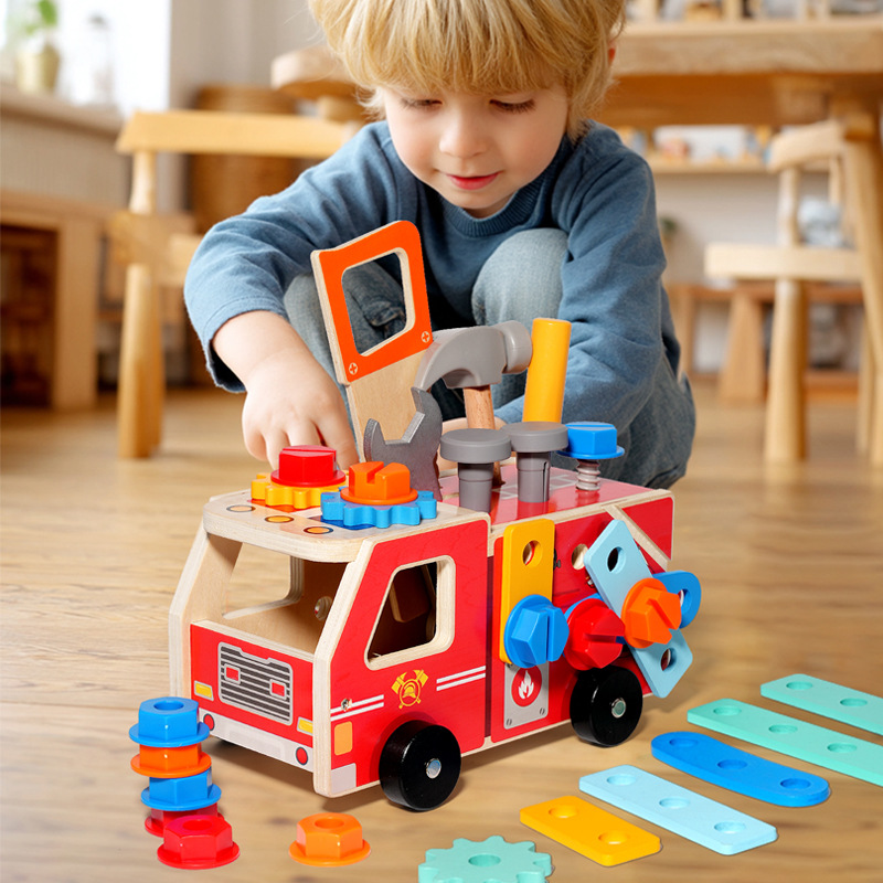 Kids Outdoor Wooden Playset - Kinderen Moer Schroef Montage Gereedschapset Kleuterschool