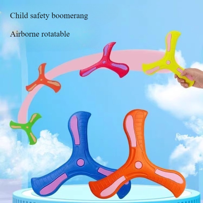 Kids Outdoor Gifts - Kinderen Boomerang Zacht driebladig kruis Volwassen