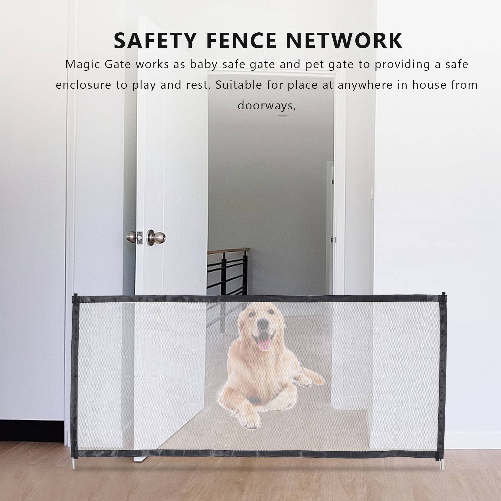 Kids Outdoor Fence - B78B-Magic Gate Draagbare Opvouwbare Mesh Baby