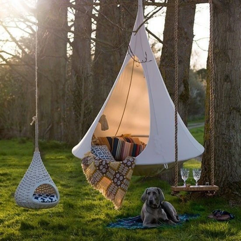 Kids Outdoor Garden Toys - Kinderen Schommel Buiten Tuin Kamp Hangmat