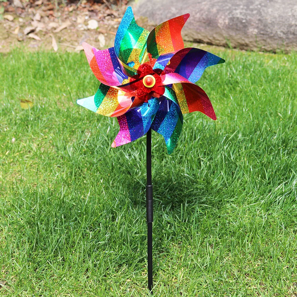 Kids Outdoor Garden Toys - Windmolen Vogelafstotende Decoratie Vogelverschrikkende Windspinner Kinderen