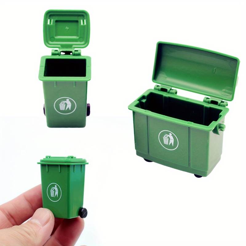 Kids Outdoor Doll House - 2 Stuks Simulatie Curbside Prullenbak Poppenhuis
