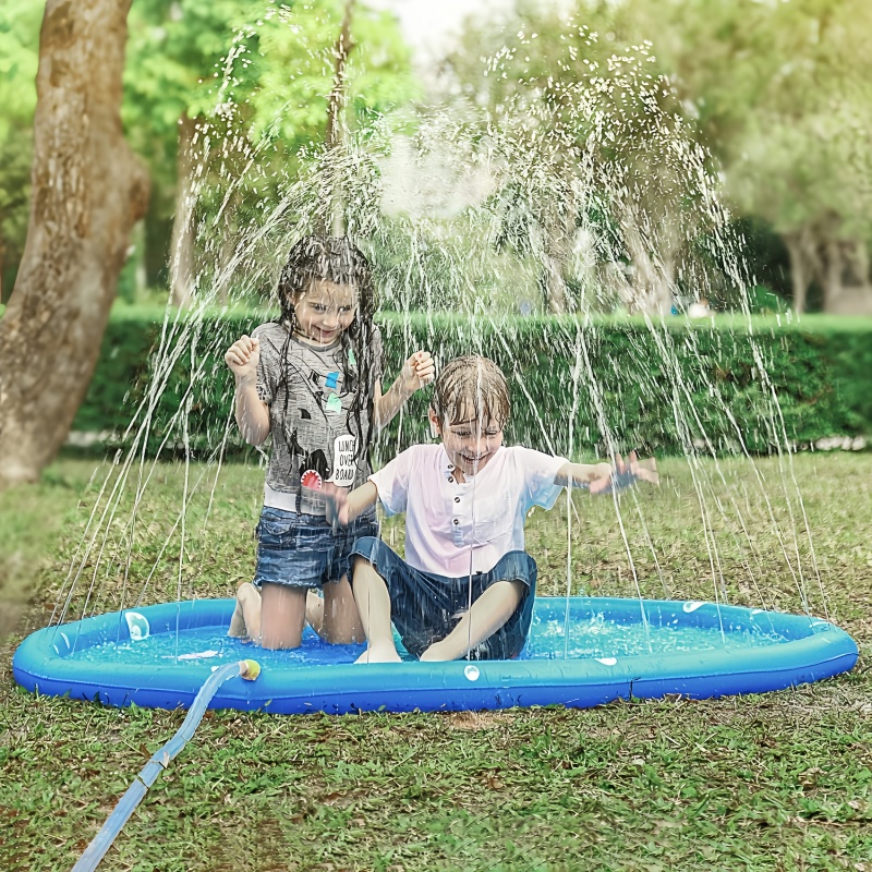 Slip Slide Water Mat - Kinderen spelen Spray Mat 100cm Strand