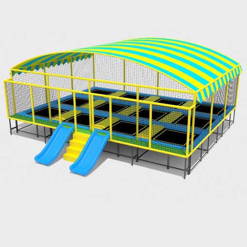 Kids Indoor Outdoor Trampoline - Professionele binnen- en buiten trampolinepark apparatuur