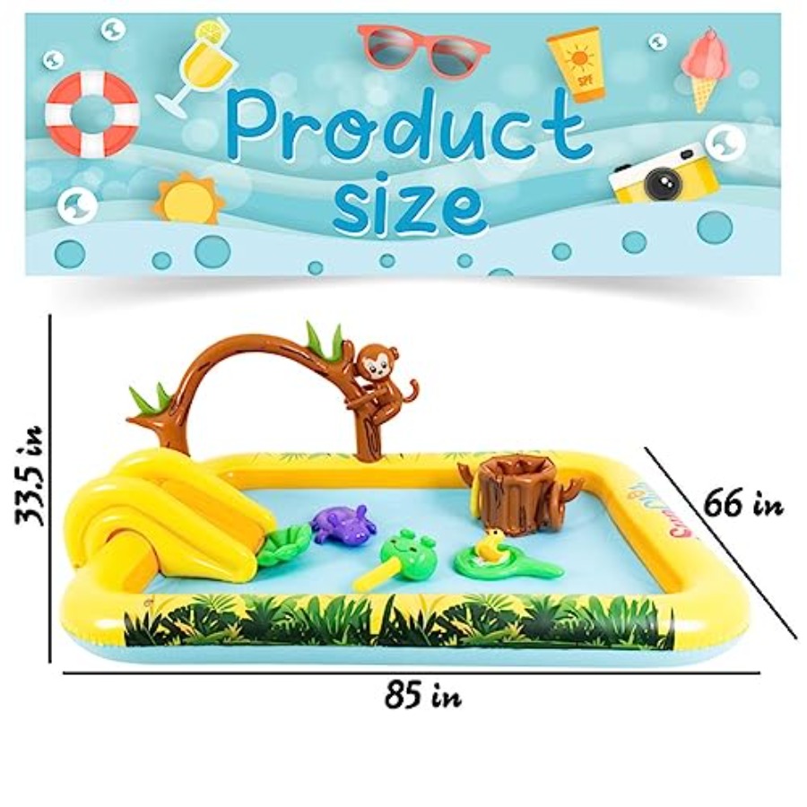 Opblaasbaar jungle dieren spee - Kids Outdoor Garden Toys recensie en prijs