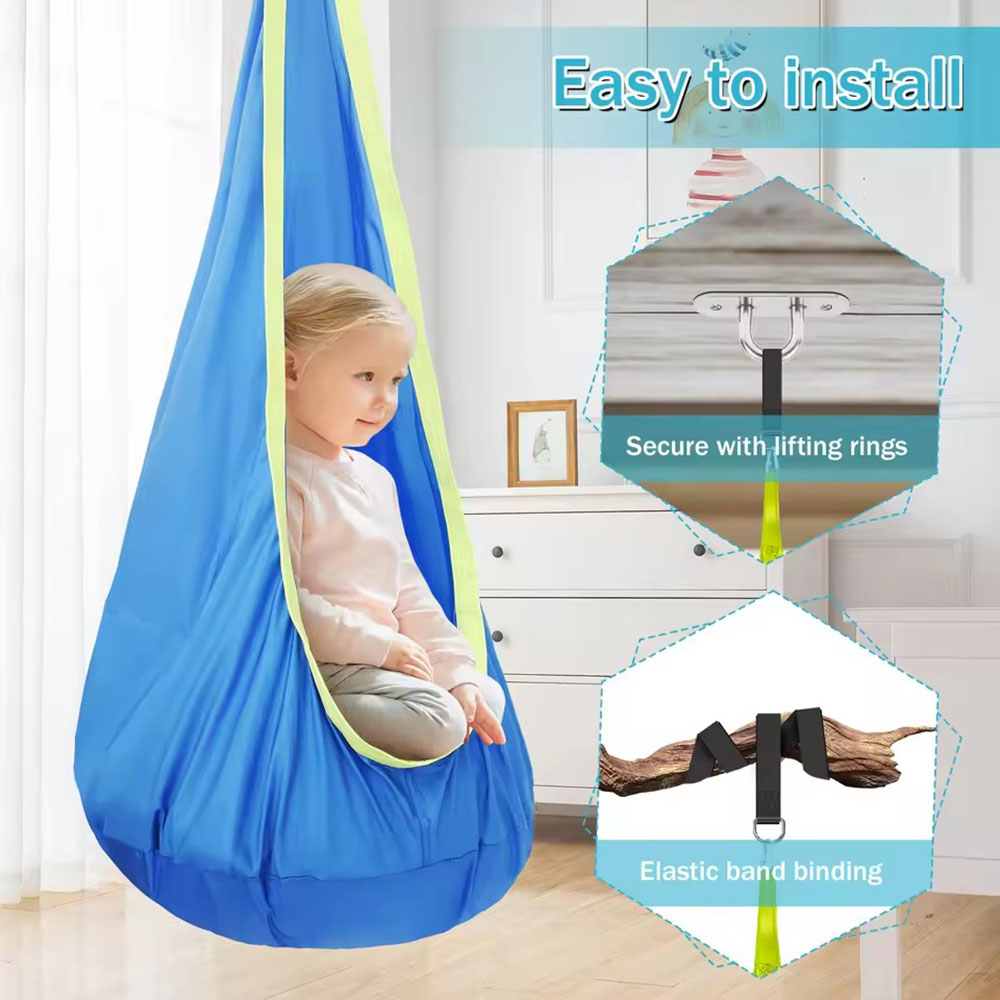 Kinderpod-schommelstoel Nylon  - Kids Outdoor Bench recensie en prijs