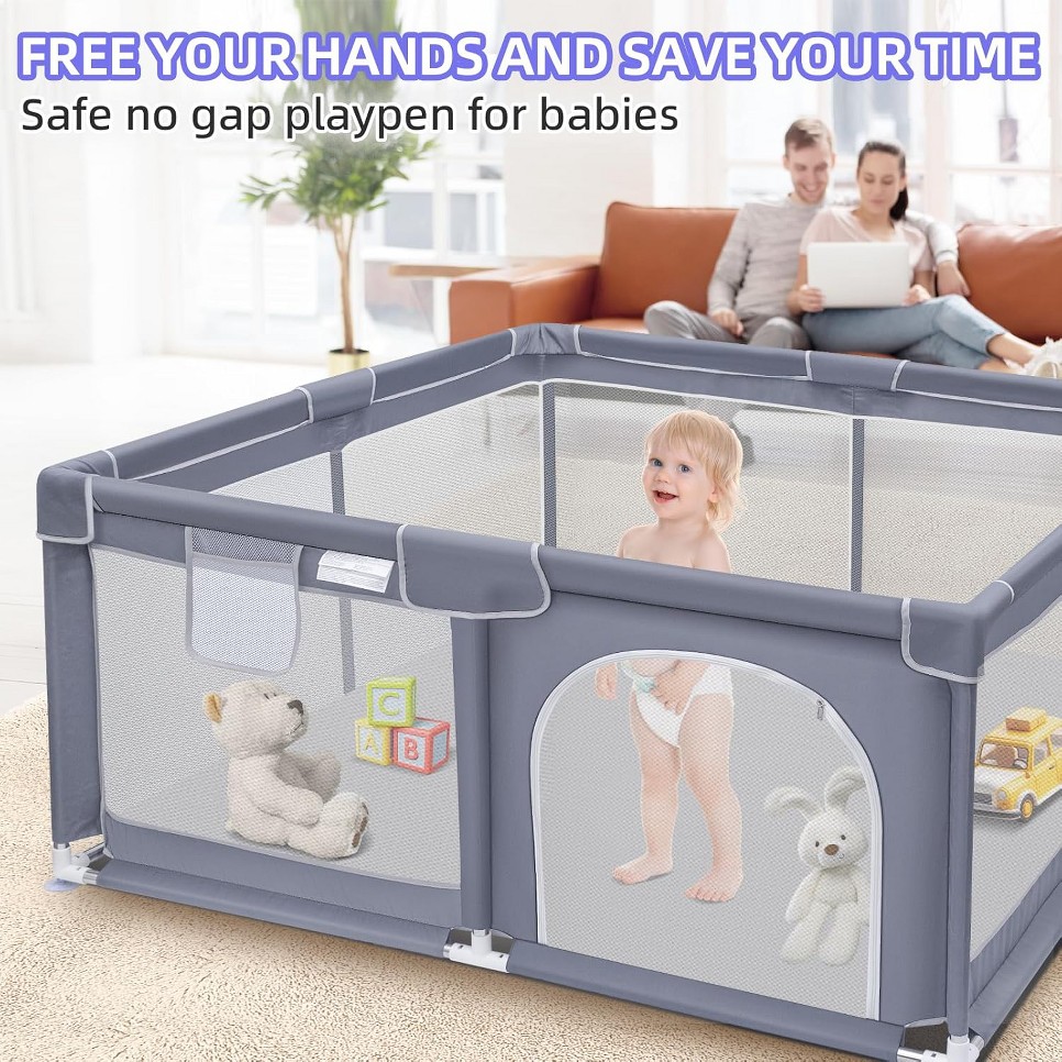 Babybox, extra grote speelomge - Kids Outdoor Fence recensie en prijs