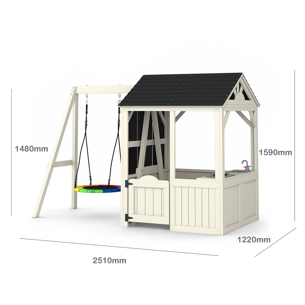 Tuinhuisjes, meubels, kindersp - Kids Outdoor Wooden Playset recensie en prijs