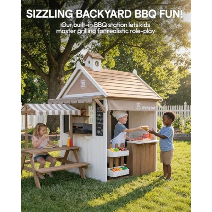 Buitenspeelhuis voor kinderen  - Kids Outdoor Bbq recensie en prijs
