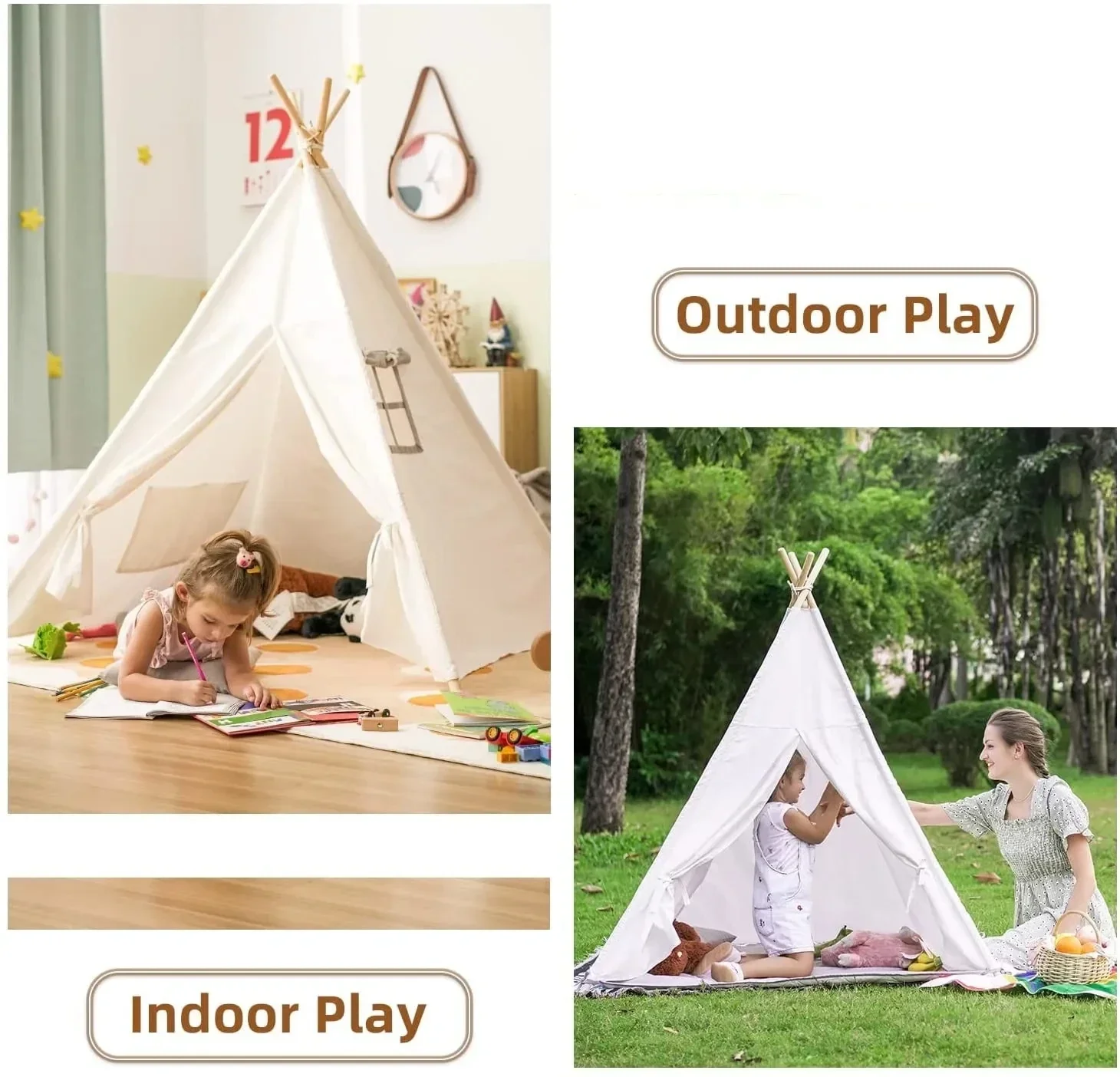 1.6M Kindertent Speelhuis Wigw - Kids Outdoor Play Yard recensie en prijs