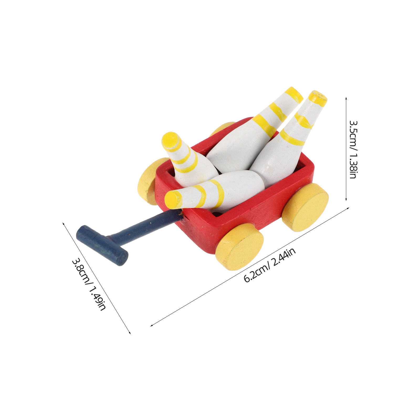 Miniatuur houten kruiwagen, po - Kids Outdoor Doll House recensie en prijs