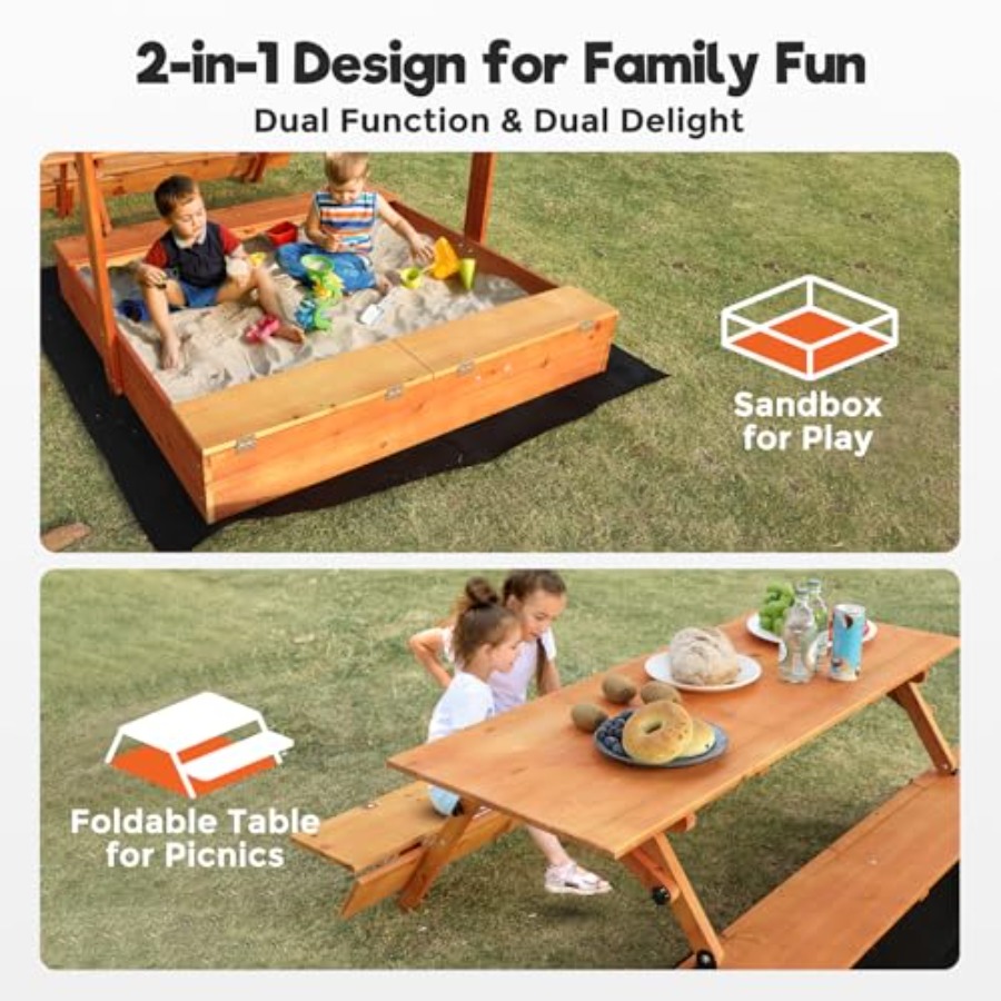 Houten zandbak voor kinderen v - Kids Outdoor Bench recensie en prijs