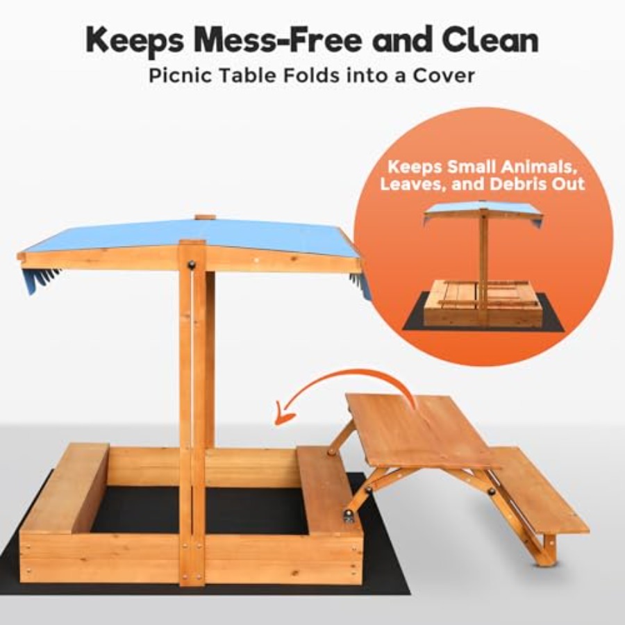 Houten zandbak voor kinderen v - Kids Outdoor Bench recensie en prijs