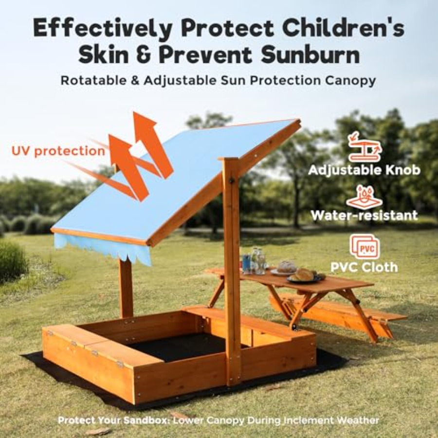 Houten zandbak voor kinderen v - Kids Outdoor Bench recensie en prijs