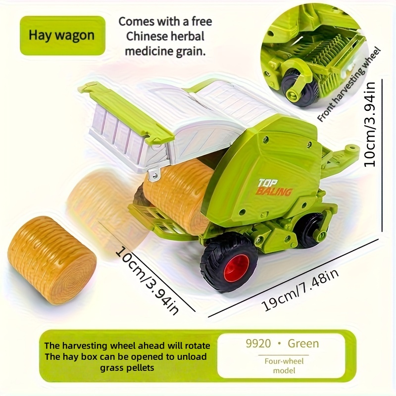 1:24 Inertial Farm Tractor met - Kids Outdoor Play Equipment recensie en prijs
