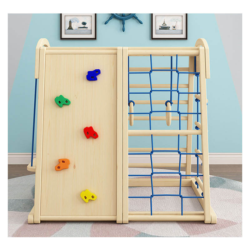 Indoor/outdoor houten klimrekk - Kids Outdoor Gym Equipment recensie en prijs