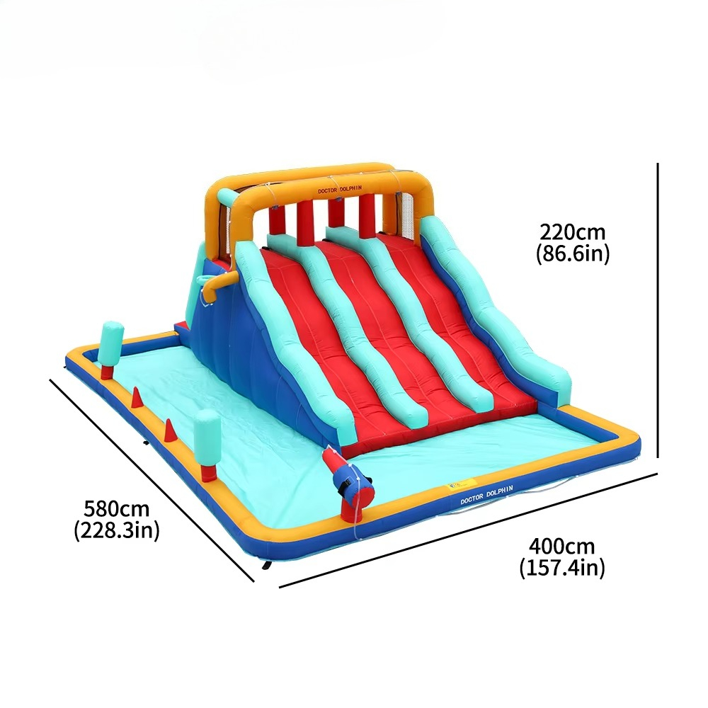Outdoor opblaasbaar springkast - Kids Outdoor Bounce House recensie en prijs