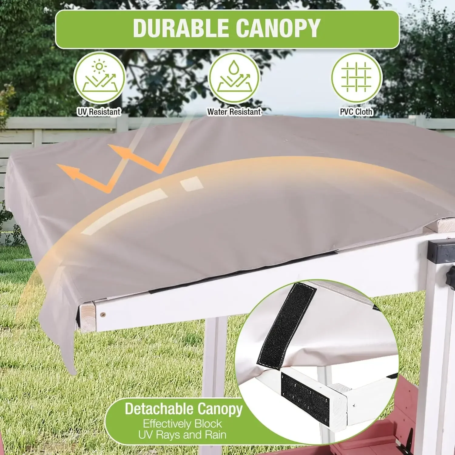 Houten buitenzandbak voor kind - Kids Outdoor Bench recensie en prijs