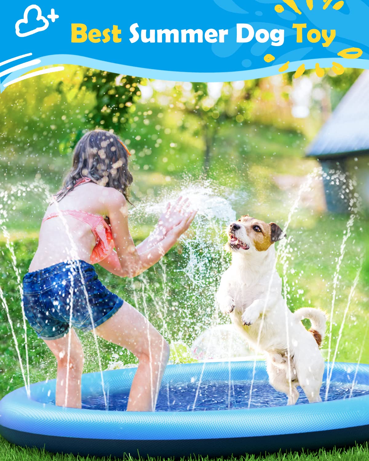 Honden Splash Pad Dikke Sprink - Slip Slide Water Mat recensie en prijs