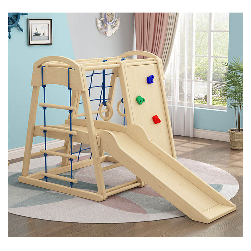 Indoor/Outdoor houten klimrekk - Kids Outdoor Gym Equipment recensie en prijs