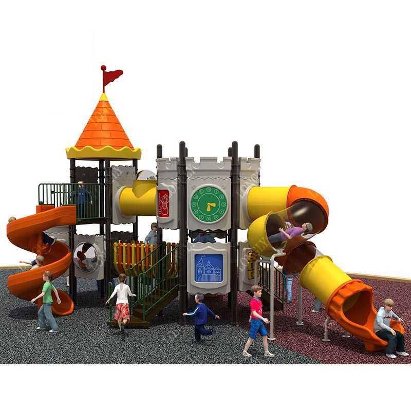 Kasteelvormige kinderspeelglij - Kids Outdoor Garden recensie en prijs