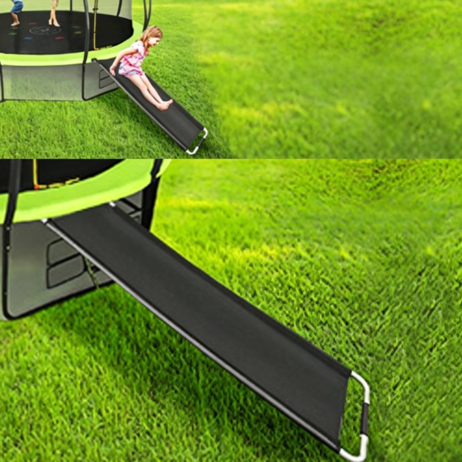 Kindertrampoline met glijbaan  - Kids Indoor Outdoor Trampoline recensie en prijs