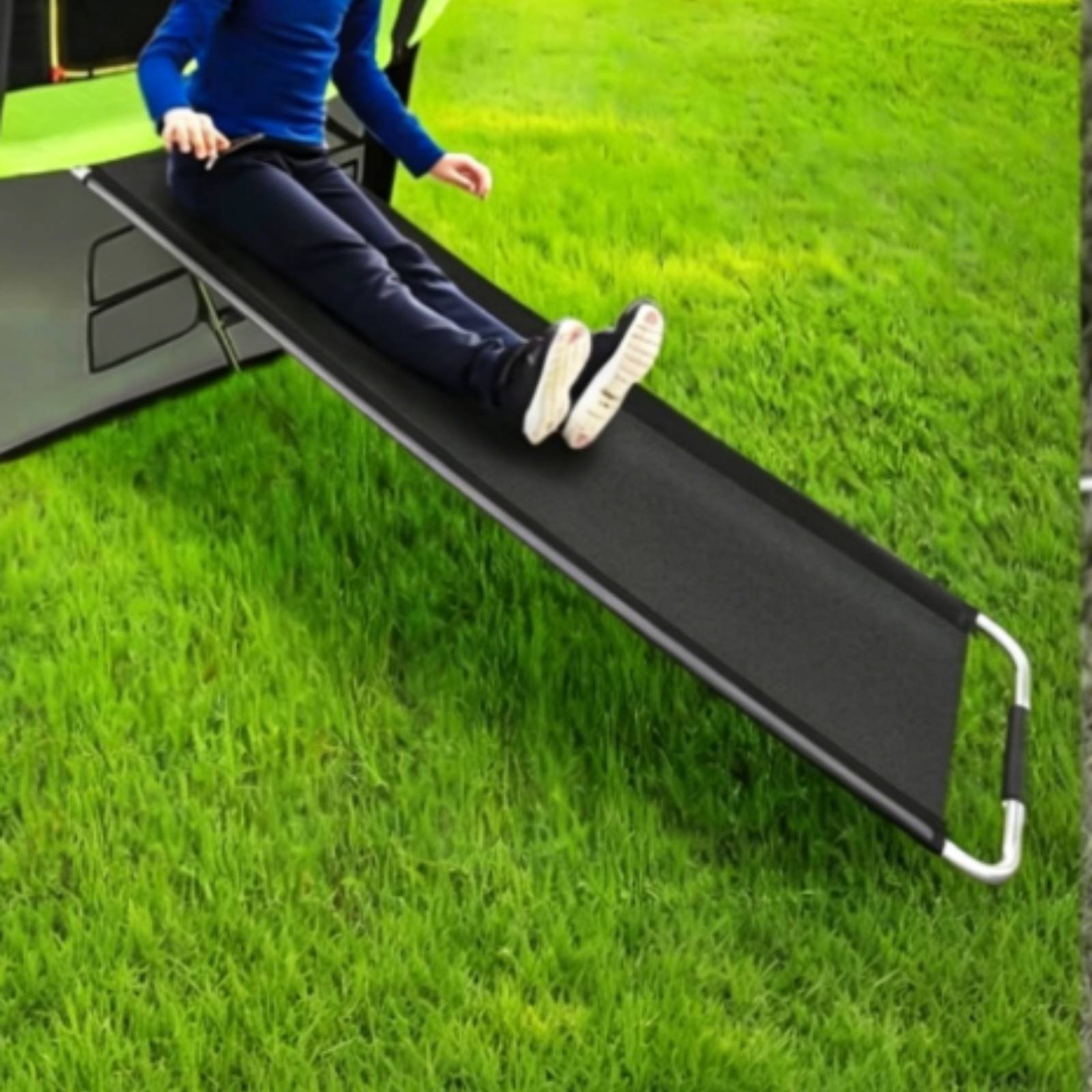 Kindertrampoline met glijbaan  - Kids Indoor Outdoor Trampoline recensie en prijs
