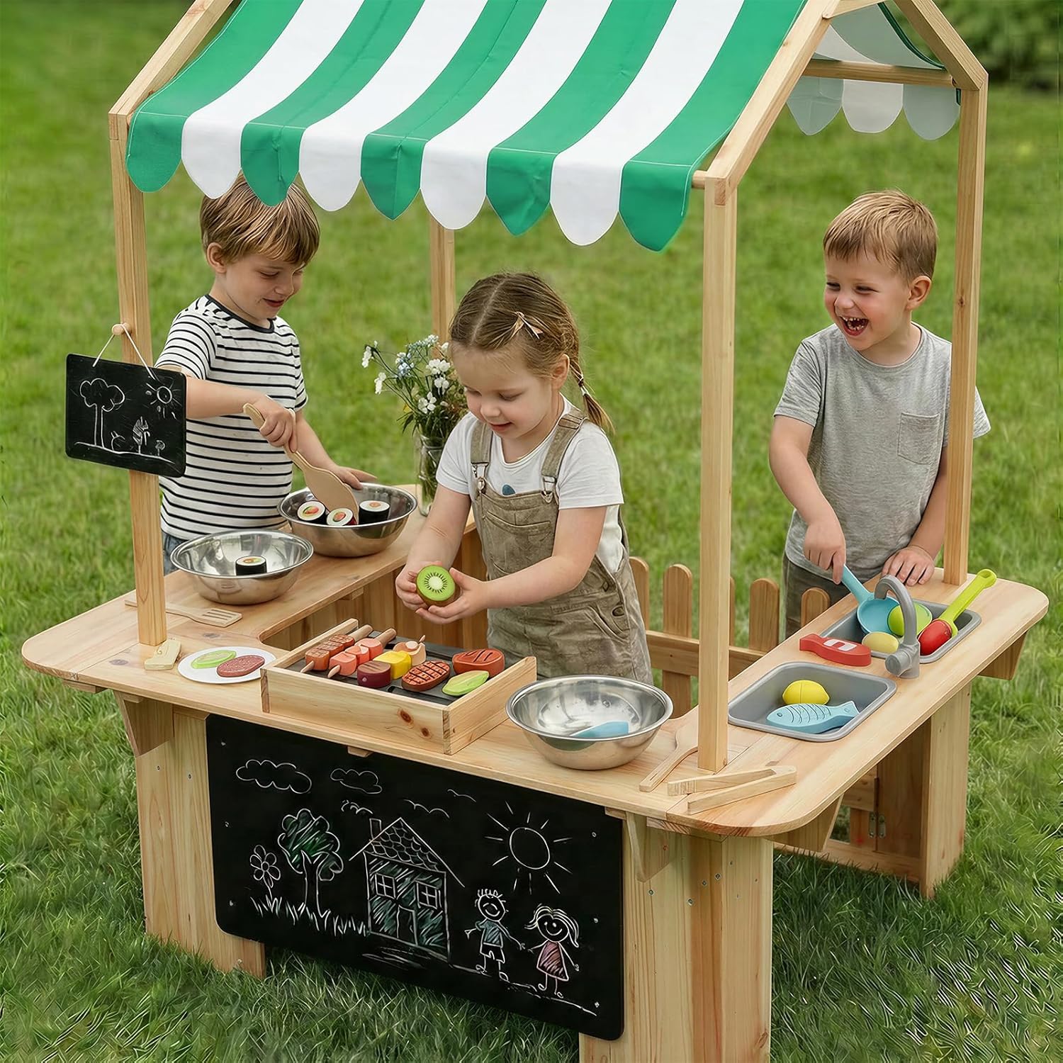 Buitenspeelhuis voor kinderen, - Kids Outdoor Bbq recensie en prijs