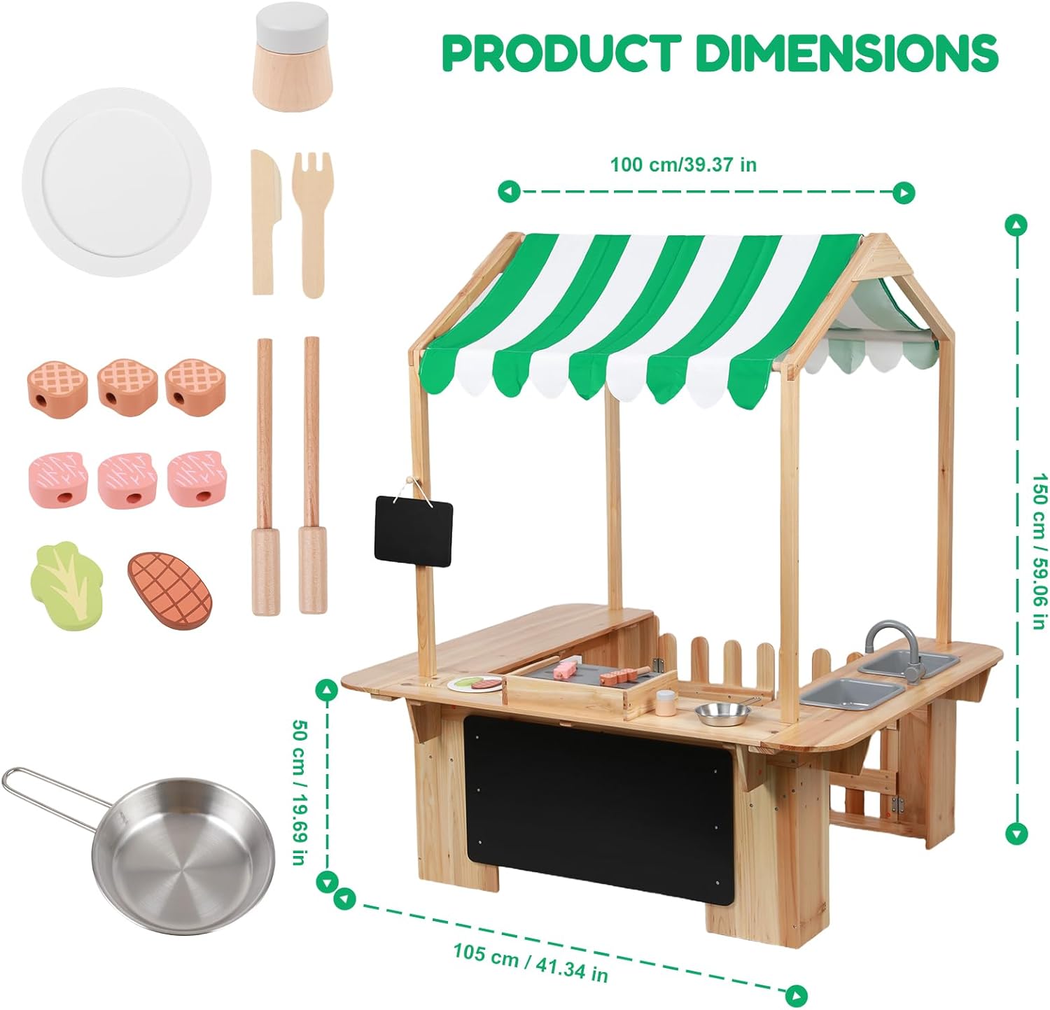 Buitenspeelhuis voor kinderen, - Kids Outdoor Bbq recensie en prijs