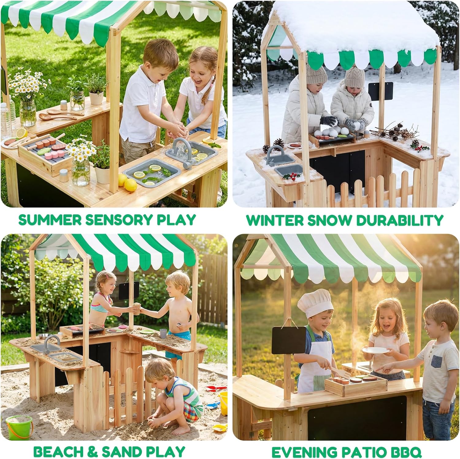Buitenspeelhuis voor kinderen, - Kids Outdoor Bbq recensie en prijs