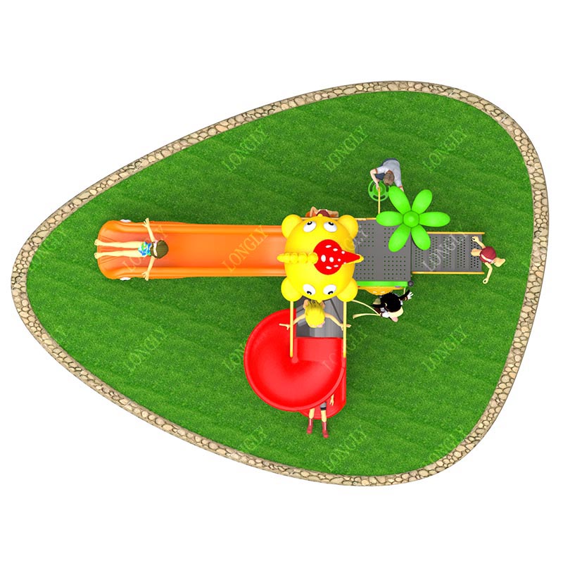 Commerciële plastic glijbaan 4 - Kids Outdoor Garden recensie en prijs