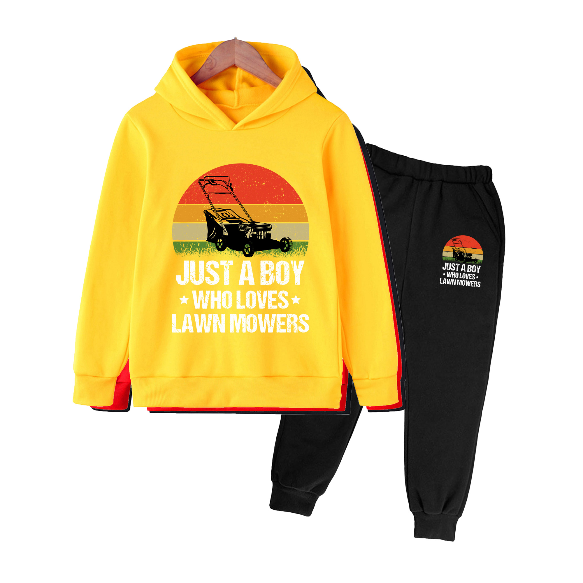 Kinderhoodie en broekset, retr - Kids Outdoor Lawn Mower recensie en prijs