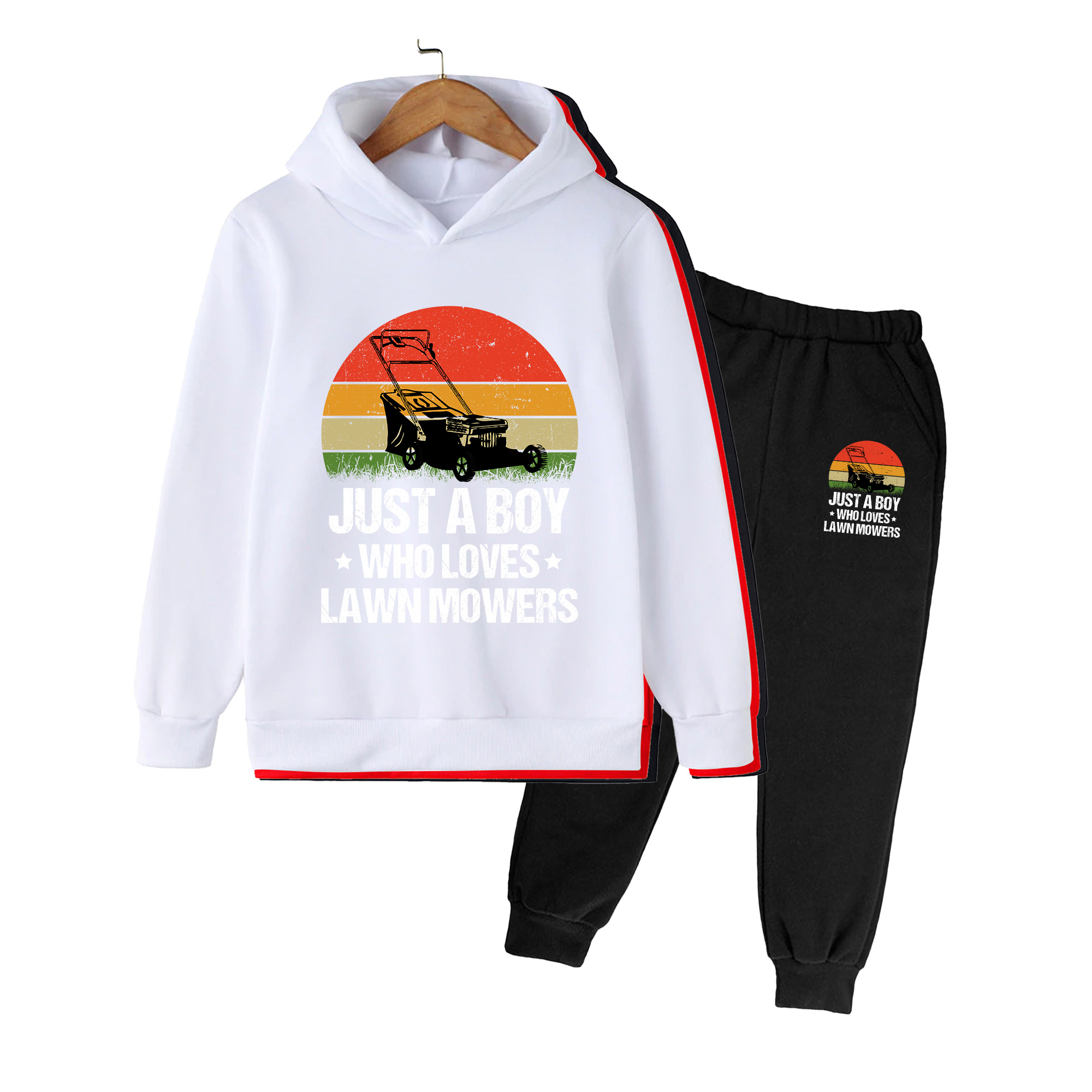 Kinderhoodie en broekset, retr - Kids Outdoor Lawn Mower recensie en prijs