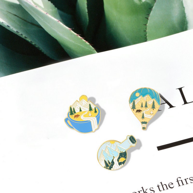 Camping Avontuur Emaille Pins  - Kids Outdoor Gifts recensie en prijs
