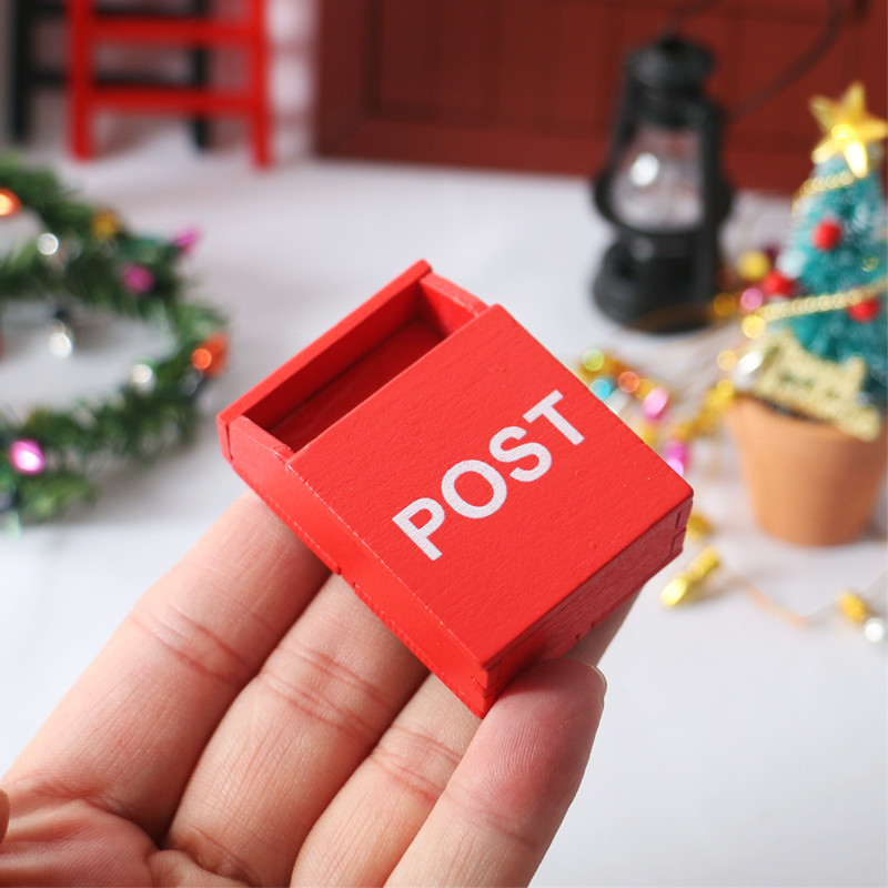 5Pc 1:12 Poppenhuis rode POST  - Kids Outdoor Doll House recensie en prijs