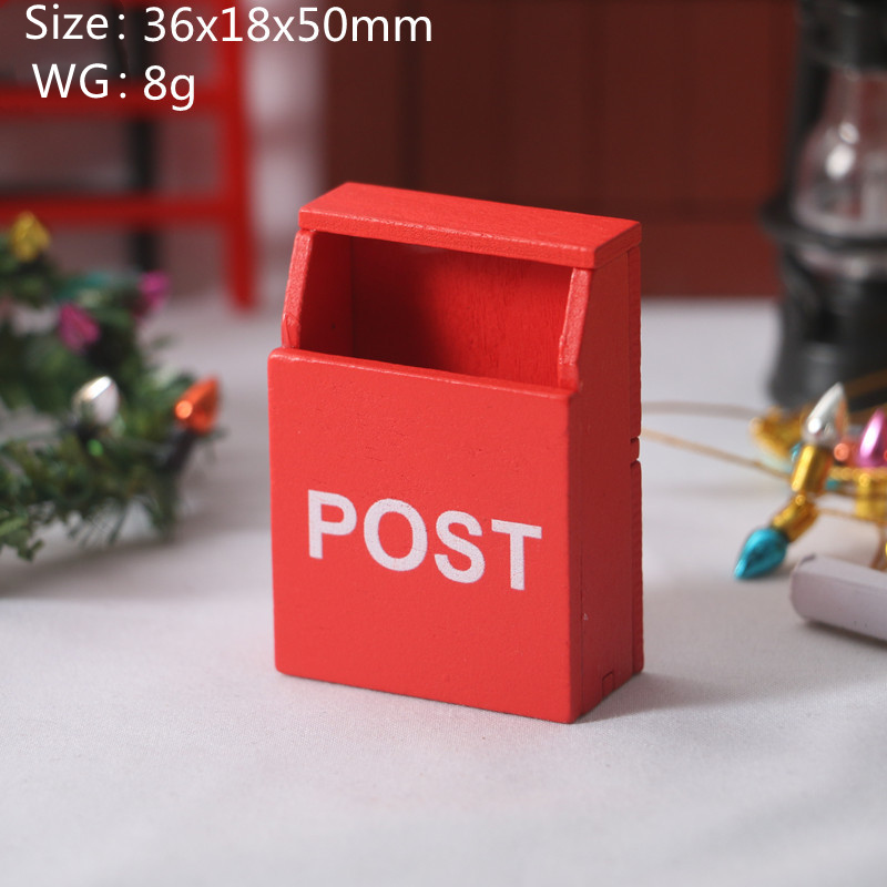 5Pc 1:12 Poppenhuis rode POST  - Kids Outdoor Doll House recensie en prijs
