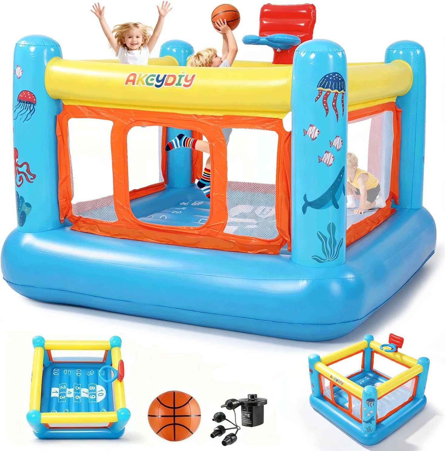 Springkasteel, opblaasbaar PVC - Kids Outdoor Bounce House recensie en prijs