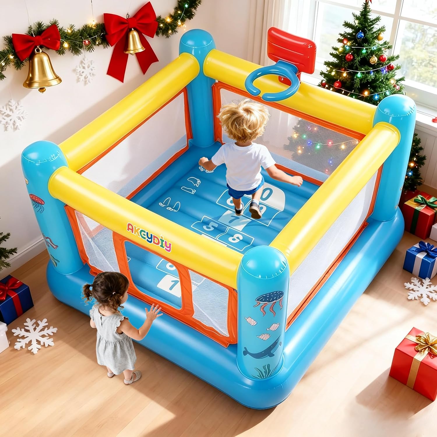 Springkasteel, opblaasbaar PVC - Kids Outdoor Bounce House recensie en prijs