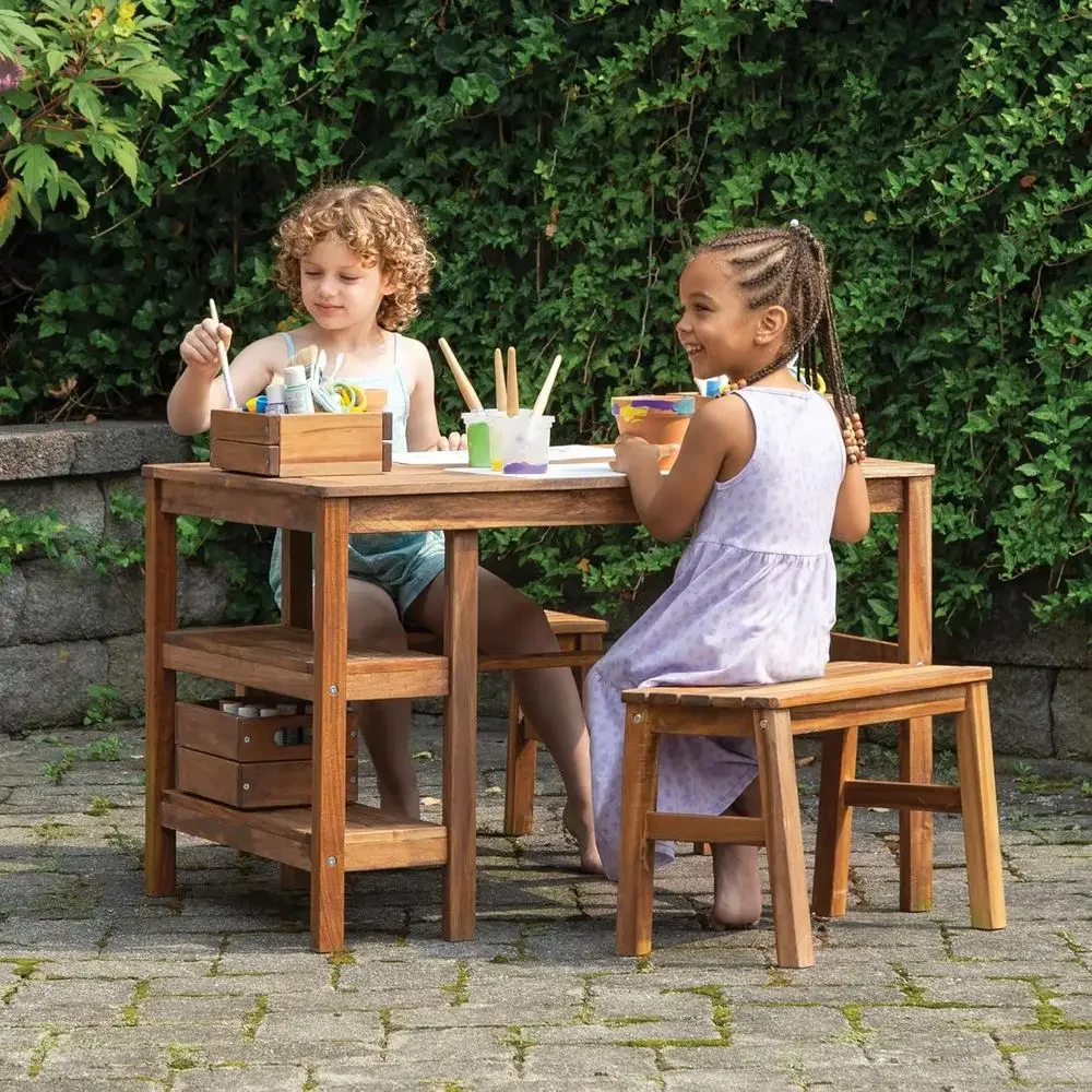 Kinderbuitenactiviteiten-tafel - Kids Outdoor Bench recensie en prijs