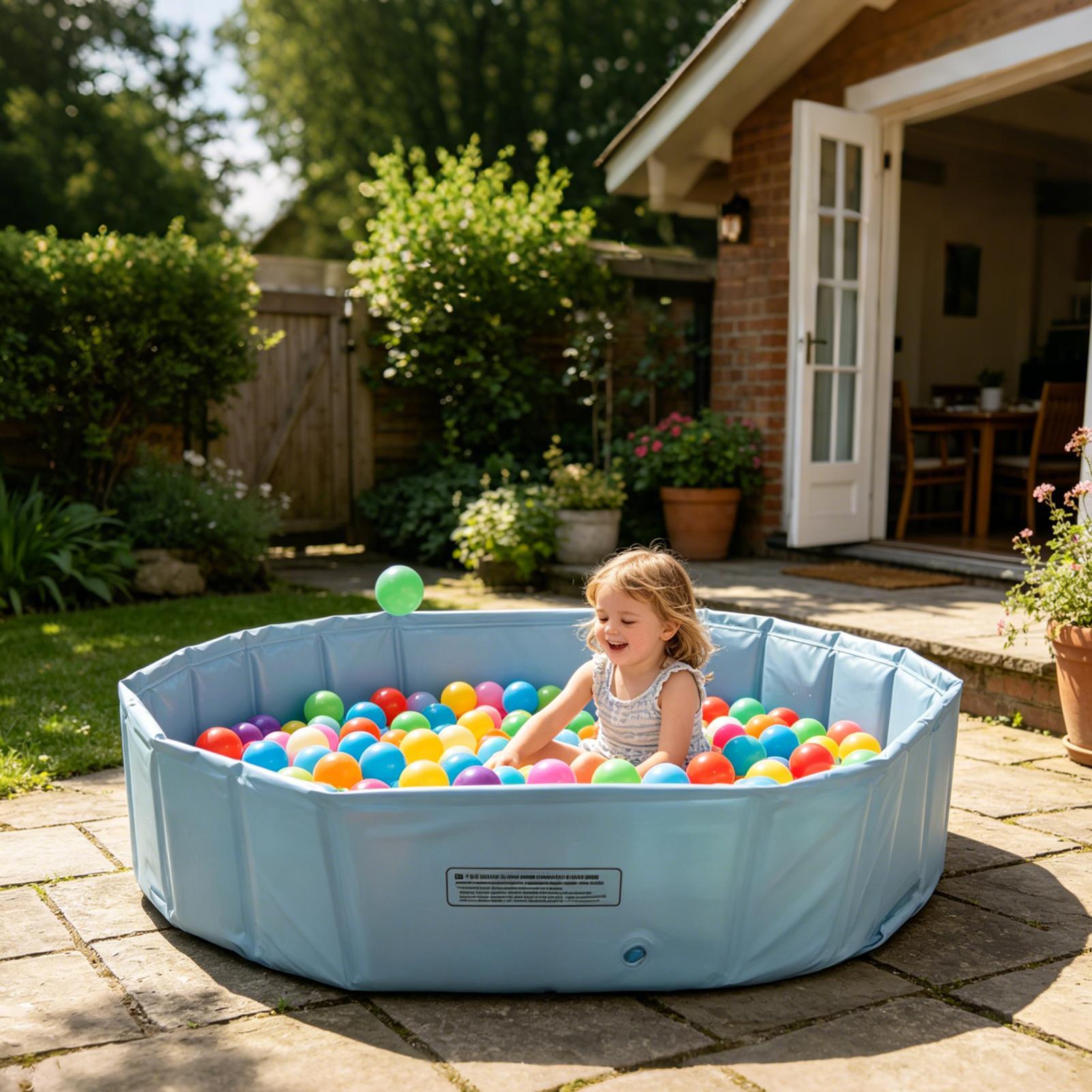 Opvouwbaar buitenzwembad voor  - Kids Outdoor Play Yard recensie en prijs