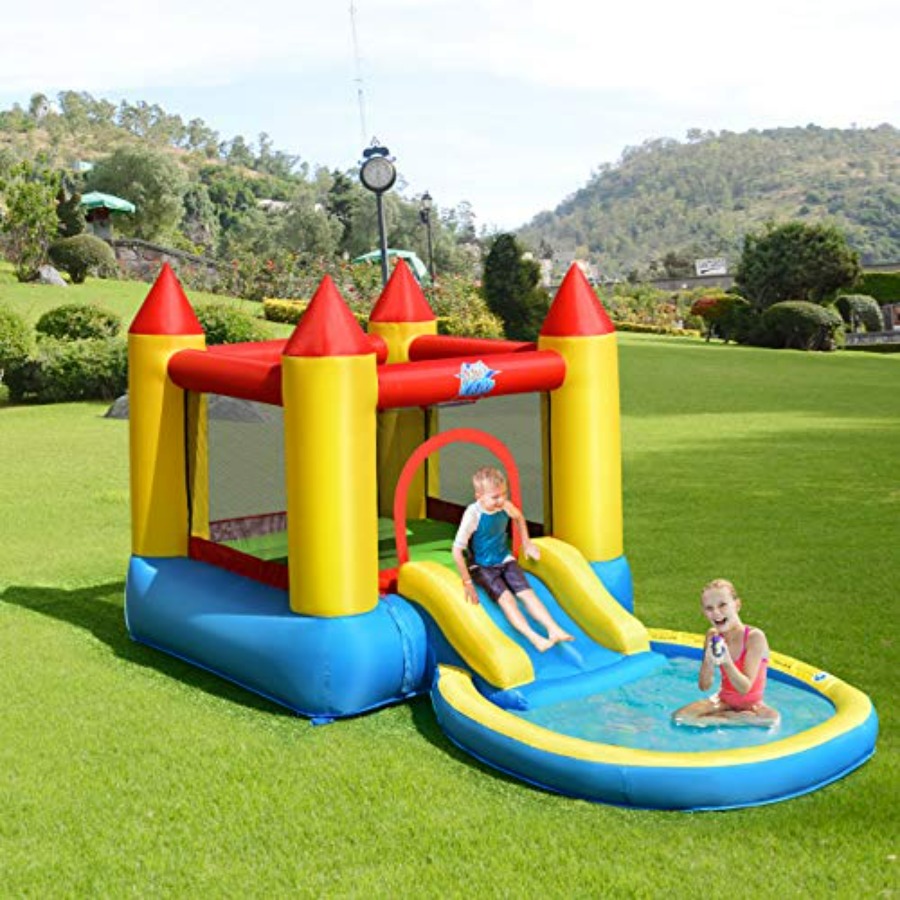 Opblaasbare springkasteel voor - Kids Outdoor Bounce House recensie en prijs