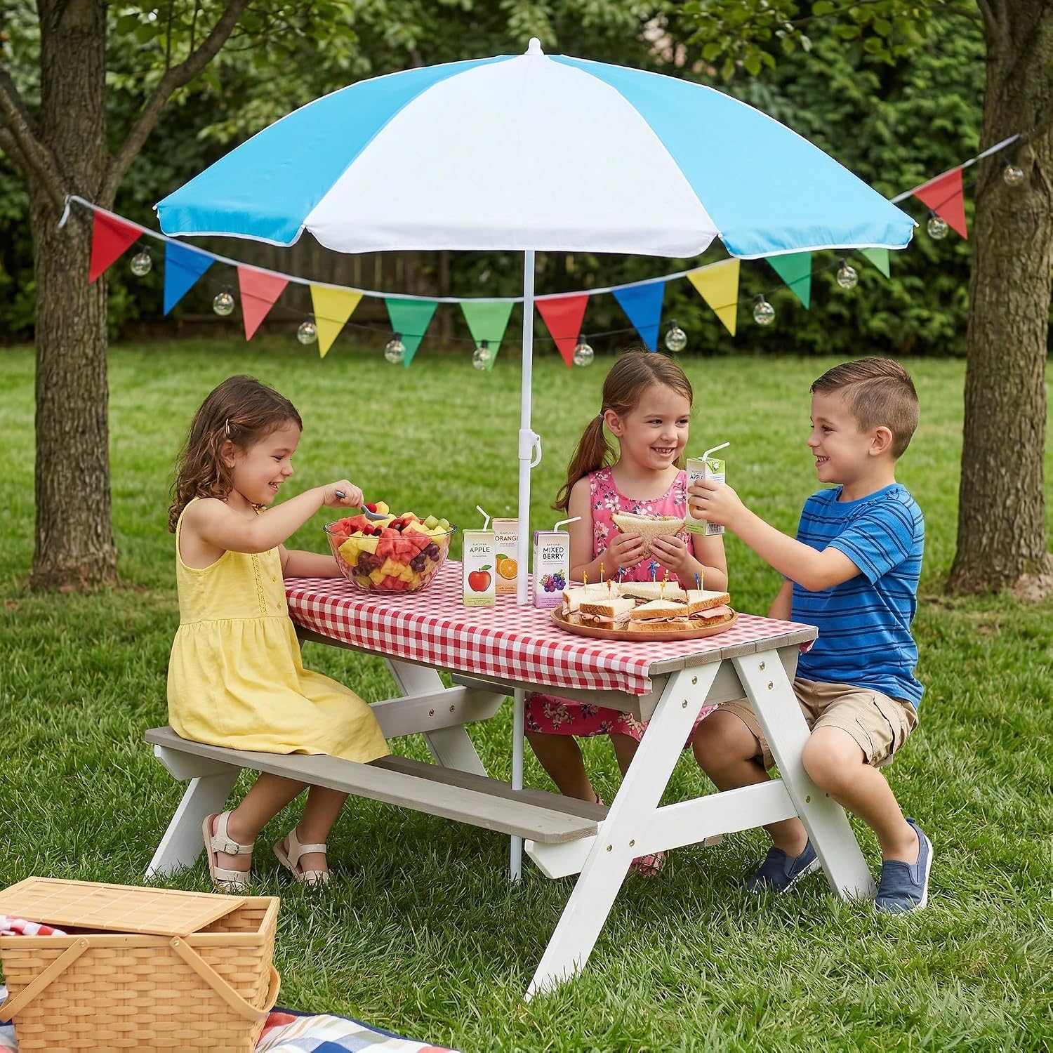 Kinderpicknicktafel, 3-in-1 ho - Kids Outdoor Bench recensie en prijs