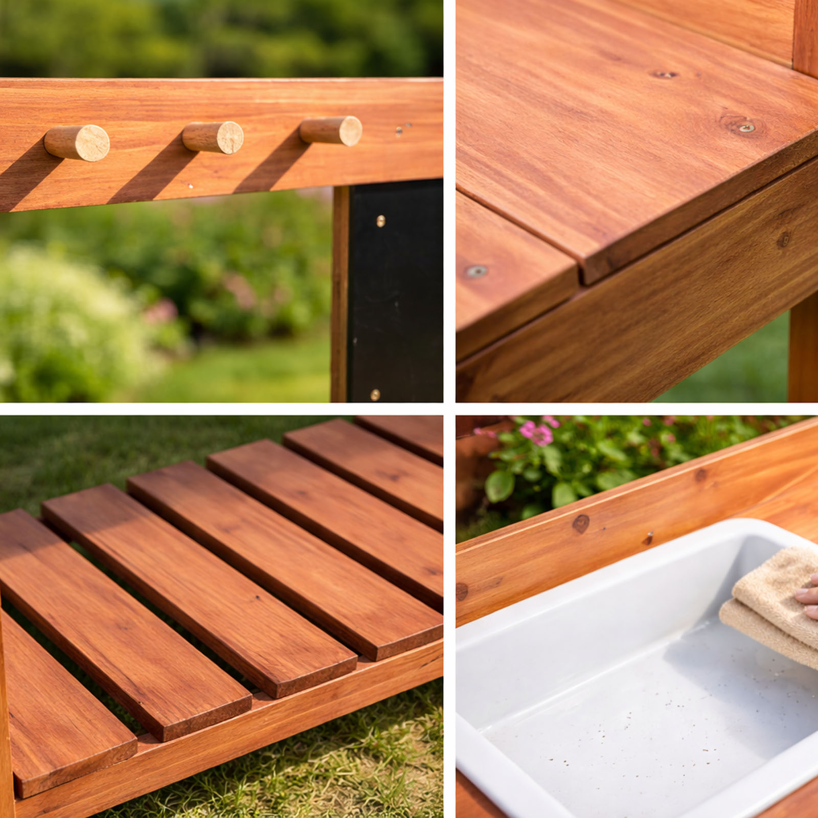 Houten plantentafels voor kind - Kids Outdoor Garden recensie en prijs